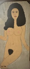Willie McCord, African American Folk Artist Painting On Wood