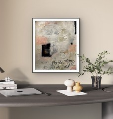 Mary Myers Original Fix the Money Fix the World 6×8 on Watercolor paper