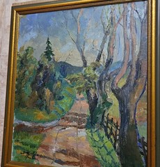 SVERRE HJERTSEN (1909-1968) – NORWEGIAN LANDSCAPE 1937 OIL ON CANVAS.