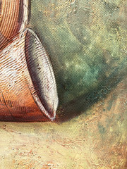 Original Oil Painting – Native American Pottery