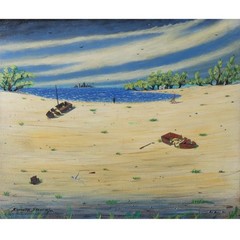 “Pirates Bay” Acrylic on Board by Kenneth Stancin 2006 – 24” x 20”