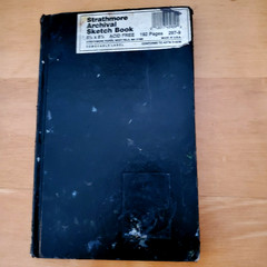 Joan La Rue Artist Sketchbook 1999 Arizona Oklahoma Artist 60 Pages of Sketches