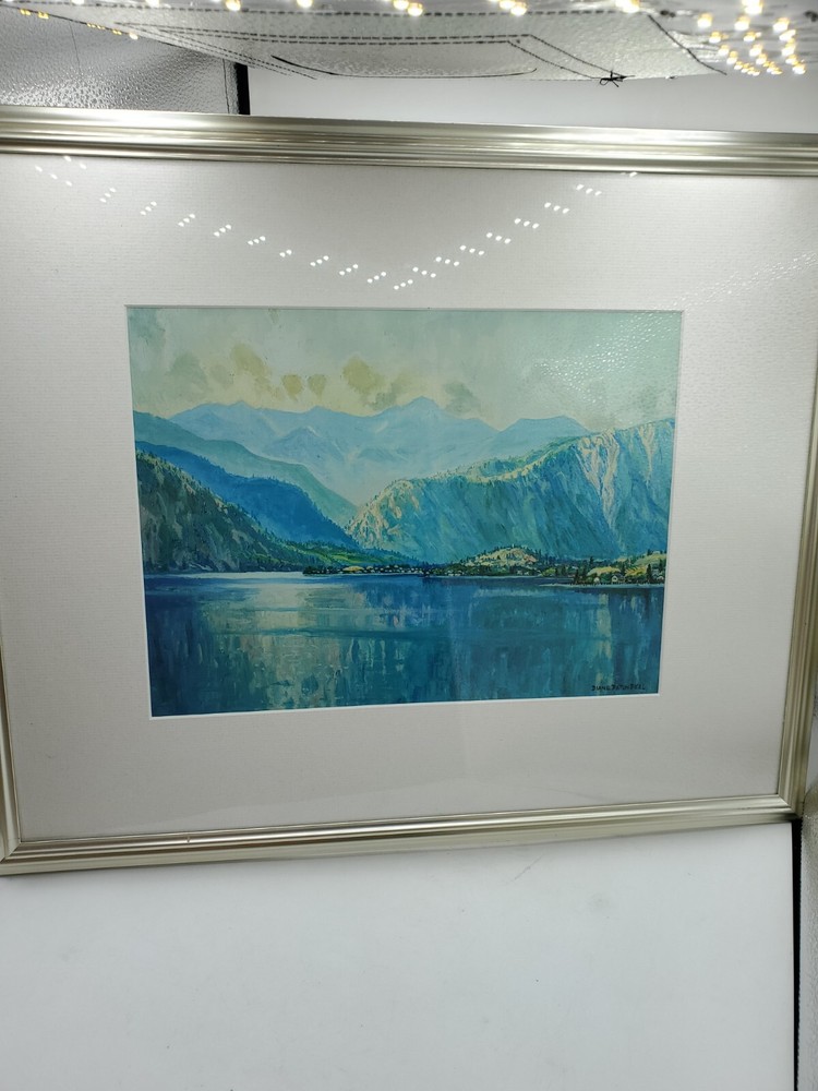 Diane Paton Peel 2008 Print Of Original Oil Painting, Lake Chelan Sparkle Wapato