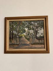 Original Oil Painting Robert M Martinson Florida Landscape Signed 2004 Framed