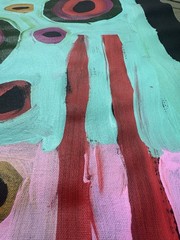 Sharon Porter Napangardi 💕💕Aboriginal Art COA Supplied 97cm X 59cm. SPJO-2