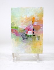 ACEO ,Origina,l Abstract Paintings, Collectable, ATC Cards, Heavy Paper, A 5052