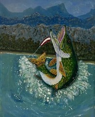 Northern Pike, muskie, predator, freshwater fish, walleye, fish