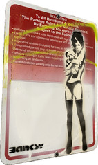 Banksy Graffiti Art NYC Sexy Teddy Bear Girl Metal Street Sign Painting 18×24