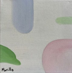 Original Murillo Painting | „Suspicion List “ | 8×8″ | Oil on Canvas | Signed