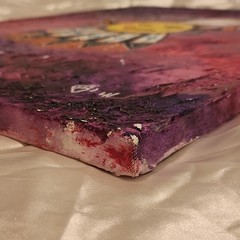 Original Southwest Acrylic Painting – Bear Spirit Signed LH ((READ DESCRIPTION))