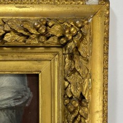 Antique Oil Painting, Sculptor in his Studio, after Sir Frederic Leighton c.1860