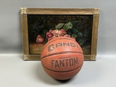 Antique Still Life Textured Roses Oil on Canvas Signed