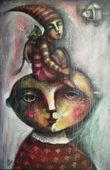 Acrylic/Canvas Carlos Cesar Roman cuban beautiful art 117x78cm T: Area de confor