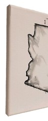 Original Abstract Modern Minimal Ink Painting By K.A.Davis “ Arizona „