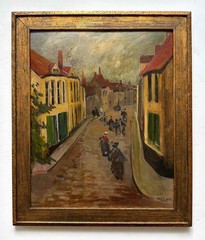 Maud Elizabeth Love -Berkeley California -1920s Naive School of Paris -Exhibited