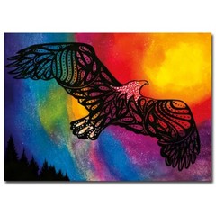 Eagle Medicine by Betty Albert Gallery-Wrapped Canvas Giclee Art (16 in x 24 in)