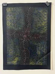 Gracie Morton Pwerle 💕Aboriginal Art COA Supplied. 85cm X 60cm GMNP1