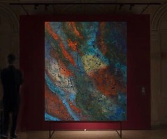 Jackson Pollock style Professional￼ Artist Canvas￼ painting￼ 72”X60”Abstract,6ft