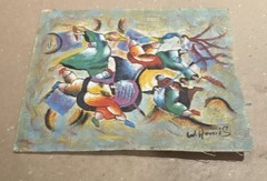 Original hand signed Oil Painting on Canvas 8 x 10 inch mounted on board