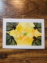 🎃 ACEO Original Artwork – Watercolor, Original Signed Art – Fall, Pumpkin
