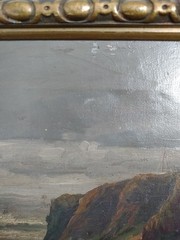 Antique Framed Oil on Canvas Painting Signed W.S Myles