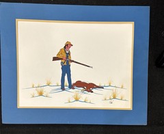 David Stephen’s Original Painting “Deer Hint” Vintage 1979