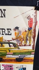 Car Detroit Painting Illustration Mercury Comet 1967 Cowboy advertising 19/40