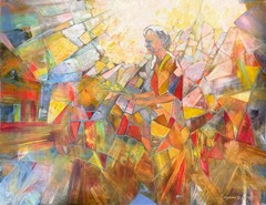 ORIGINAL Large Painting On Canvas MAKE AN OFFER “Daughter II” Susan Kennedy Art