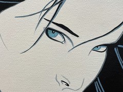 Patrick Nagel Painting – 1980’s Pop Art – Fashion Art 1983 (read description)