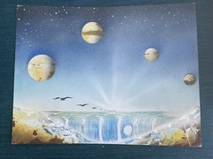 1970/80 Spray Paint Art – Aerosolgrafia Planets Signed