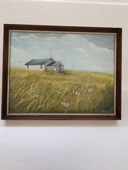 Russell Township School House in Kenosha Wisconsin Acrylic Painting