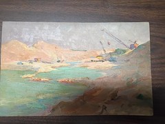 Ukrainian Soviet USSR Original Signed Oil Painting by Mikhail Vorobyov w/ BOOK!