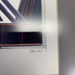 1981 Industrial Architecture Design Watercolor Painting Original Framed Signed
