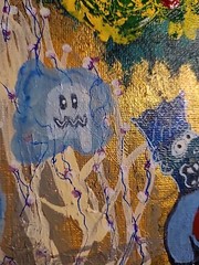 Original Painting Bart Gets His Soul Blown Out Simpsons Weird Lowbrow Ghost Tree