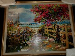 Marko Mavrovich Painting (Along the Way ) Giclee in color on Canvas Signed/#