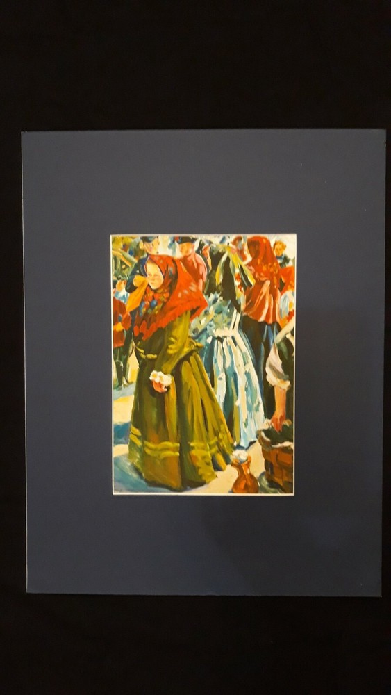 Russian PAINTING. Signed Petr Nemchinov. At the fair. 2013