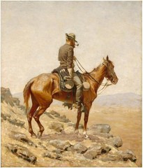 Art Giclee Printed Painting Frederic Remington – The Lookout Home Decor Canvas