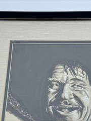 ANTIQUE PAINTING PORTRAIT MEXICAN MAN MEN SIGNED MONTY ORR ILLUSTRATION VINTAGE