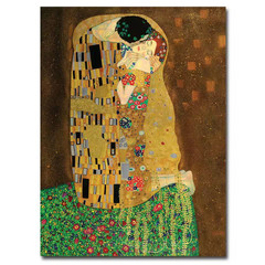 18 In. X 24 In. the Kiss Canvas Art