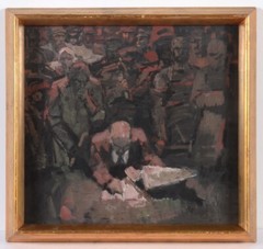 Anatoli Dovzhenko (1932-1991) „Lenin“, Tempera, 1960’s (1)