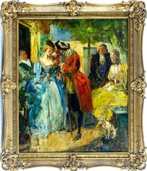 Ludvig Jacobsen (Denmark,1890-1957) oil painting 155171