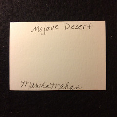 ACEO Original Acrylic Landscape Painting Mojave Desert Night Blue Sky Stars #2