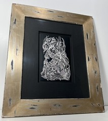 SASCHA BRASTOFF ORIGINAL MID CENTURY SCRATCHBOARD ANTIQUE MCM VINTAGE DRAWING