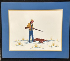David Stephen’s Original Painting “Deer Hint” Vintage 1979