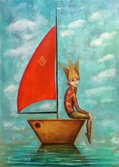 ORIGINAL Oil Painting canvas modern CONTEMPORARY ART surrealism Pronkin 2026 GG