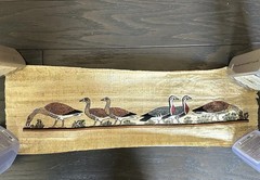 Authentic Egyptian PAPYRUS Hand-Painted Nile Geese 17×6”