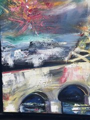 Eiffel Tower original oil painting by Melissa Bollen MBollen Paris Olympics
