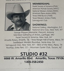 Steven Napper pastels art Picture of rose of charon West Texas PSA Studio #32