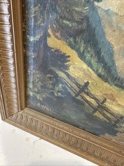Authentic 1700s Famous Artist Georg Wahl Oil On Canvas 21×17” Museum Art Austria