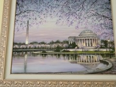 ORIGINAL Robert Finale Oil Painting „Spring Blossom“ Wood Frame- Charrisa 24×30